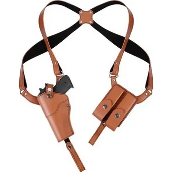 Příslušenství pro sportovní střelbu Podpažní pouzdro pro leváka - hnědé, koženkové 353hL2z