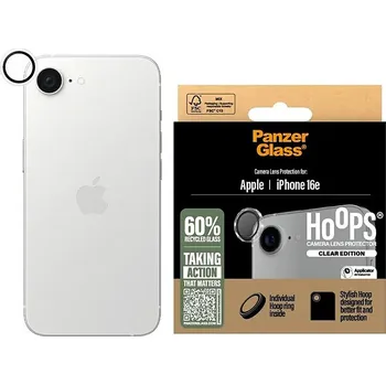 Tvrzené sklo PANZERGLASS Hoops pro Apple iPhone 16e - na čočku fotoaparátu - čiré