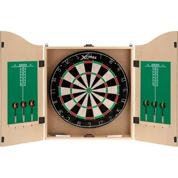 Terč na šipky XQ Max Darts Kabinet s terčem XQ Max Home Darts Centre Wood