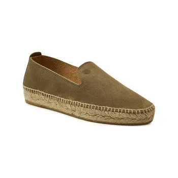 Pánská móda Espadrilky Genuins Salines G105113 Khaki 43
