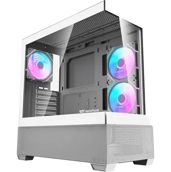 PC skříň Počítačová Skříň DarkFlash DS900 Air White Midi Tower bílá