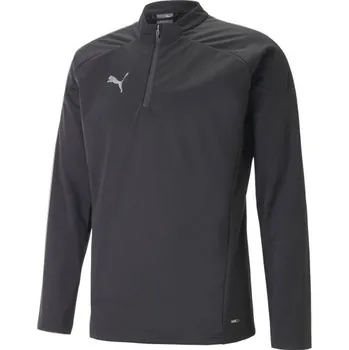 Pánská fotbalová bunda Puma TEAMCUP TRAINING RAIN TOP JACKET XXXL Černá, Stříbrná