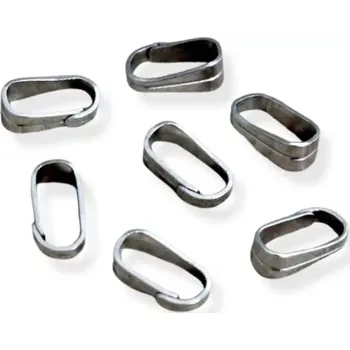 Materiál na výrobu šperku Šlupna z chirurgické oceli 6mm - 10 ks