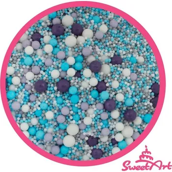 4-Mix Maďarsko SweetArt cukrové zdobení Elsa sprinkle mix (800 g) ▹