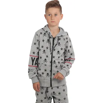 Dětská móda Yakuza Ink. - dětská KPZS Skull N Stars 15403 grau Barva: šedá, Vel: 164/170