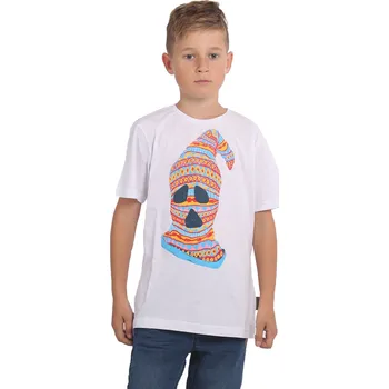 Pánské tričko Yakuza Ink. - triko Balaclava 15409 weiss Barva: Bílá, Vel: 164/170