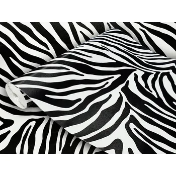 Tapeta Samolepicí Tapeta Vzor Zebra bílo-černá Fólie Nábytková Dekorativní DIY