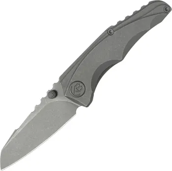 kapesní nůž KUBEY Steeltle Darkwashed M390 Čepel Darkwash Titanium Framelock KB390B