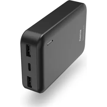 Powerbanka Hama Pocket 10, powerbanka 10000 mAh, 2,1 A, výstup: 2x USB-A