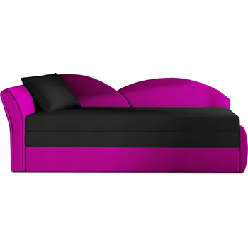 Pohovka Rozkládací pohovka AGA 218 cm Alova 04/Alova 76 černo-růžová levá