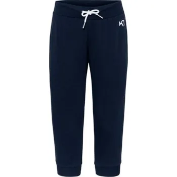 Dámské legíny Dámské legíny KARI TRAA KARI CAPRI XS Tmavě modrá, Bílá