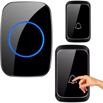 Domovní zvonek Bezdrátový voděodolný zvonek, 25 melodií, 3 úrovně hlasitosti