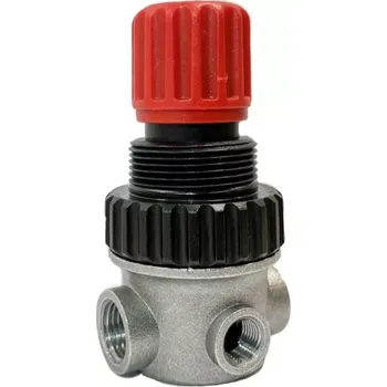 Příslušenství ke kompresoru Nuair regulátor tlaku vstup 1/4", výstup 1/4" a 1/8" - TS600R-3