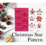 Cesil Silikonová forma Hvězdy s vánočními motivy ▹