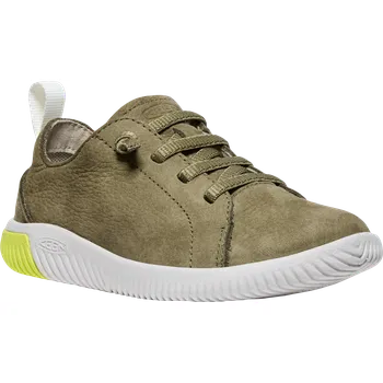Chlapecké polobotky Dětské barefoot boty Keen KNX Lace Children/Youth martini olive/evening primrose 25/26EU