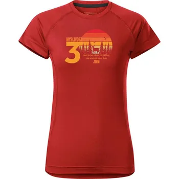 Dámské tričko DOBRÝ TRIKO Dámské funkční tričko s potiskem k narozeninám 30 let myslivost Velikost: S, Barva: Červená