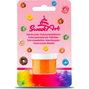 4-Mix Maďarsko SweetArt jedlá prachová barva Mandarin mandarinkově oranžová (3 g) ▹