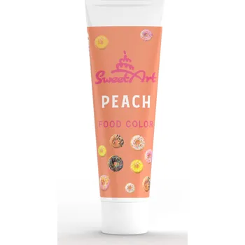 4-Mix Maďarsko SweetArt gelová barva tuba Peach (30 g) ▹