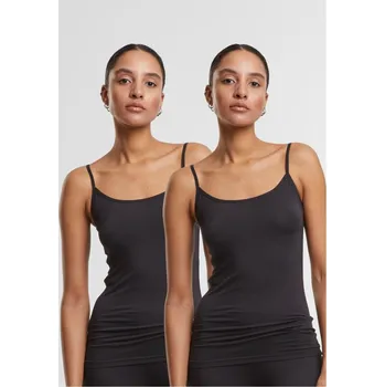 Ladies Bamboo Tank Top 2-Pack - black+black XL