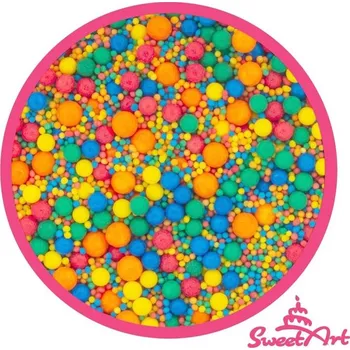 4-Mix Maďarsko SweetArt cukrové zdobení Happy sprinkle mix (80 g) ▹