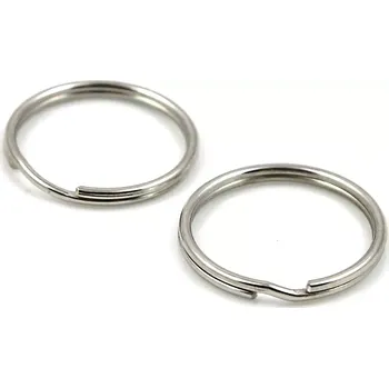 Materiál na výrobu šperku Kroužek na klíče - 2 ks
