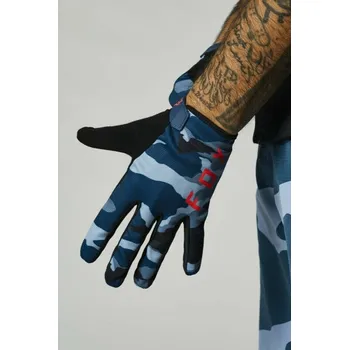 Cyklistické rukavice Rukavice Fox Rukavice Fox Ranger LF 27172 blue camo XXL XXL