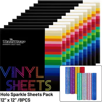 Samolepící dekorace TeckWrap Holographic Sparkle - Sheets Pack Samolepící vinylová folie TeckWrap