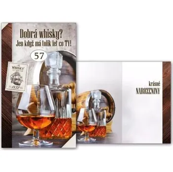 Přání MFP k narozeninám otočné M11-478 W s textem