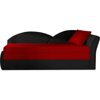 Pohovka Rozkládací pohovka AGA 218 cm Alova 46/Alova 04 červeno-černá pravá