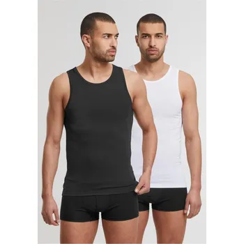 Bamboo Basic Tank Top 2-Pack - black+white S