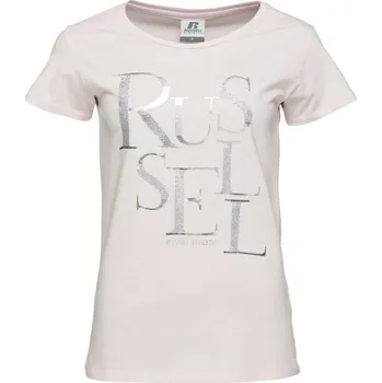 Dámské tričko Russell Athletic GT1F XS Růžová, Stříbrná