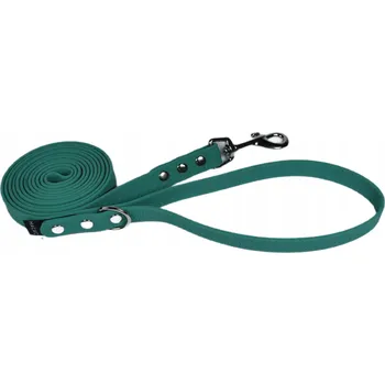 Vodítko pro psa Vodítko tréninkové voděodolné biothane hexa lovecké zelené 2 m