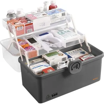 Paradox Organizér na léky MEDIBOX / Černá