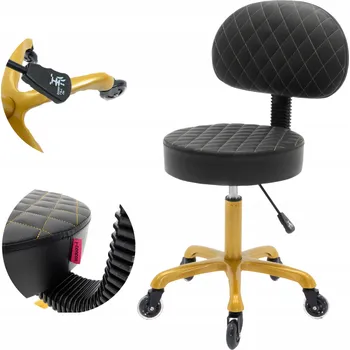 Kosmetická stolička i-coucou PSTcz-gp černá