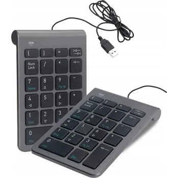 Klávesnice Nůžková klávesnice NUMERICKÁ KLÁVESNICE K POČÍTAČI USB B038