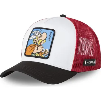 Kšiltovka kšiltovka Capslab Asterix Trucker - Asterix/White/Black/Red one size