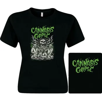 Dámské tričko dámské triko Cannabis Corpse