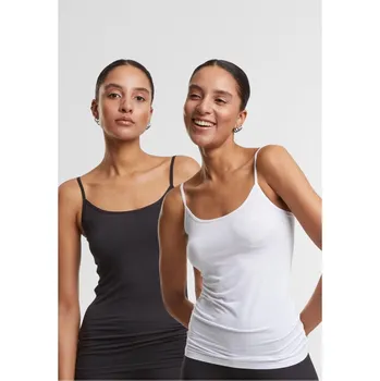 Ladies Bamboo Tank Top 2-Pack - black+white L