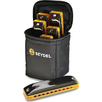 Foukací harmonika C.A. Seydel Sohne Session steel Summer edition 2025 set