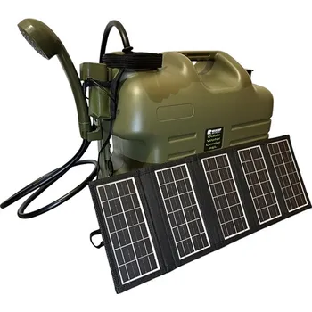 HOLDCARP - Kanystr se sprchou Rechargeable Camping Shower 25 l + Solar 10W