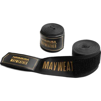 Sport Bandáže Hayabusa Mayweather - černé / zlaté