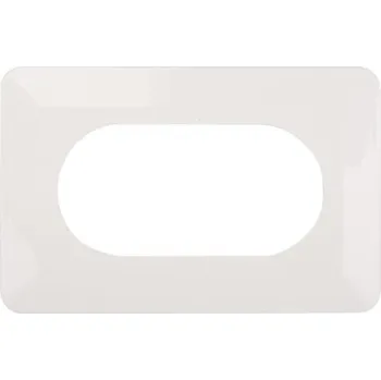 vypínač Dvojitý Rámeček Zamel bílý