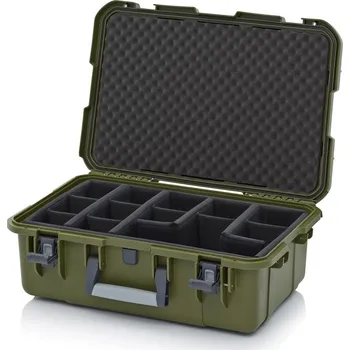 paleta Ochranné kufry Pro 60 x 40 x 22,3 cm - Olivově zelená - Olivově zelená - materiál: PP - CP 6422 B5-6003