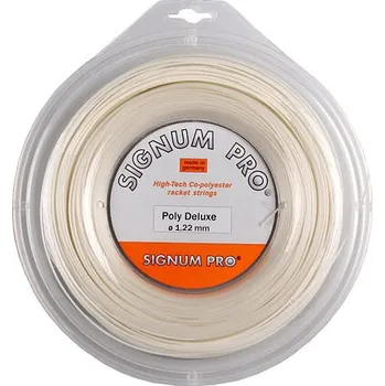 Struna na výplet tenisové rakety Poly Deluxe tenisový výplet 200 m, Průměr 1,22