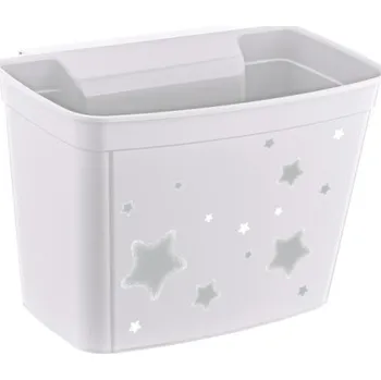 Úložný box Závěsný organizér/box Baby Star - 4 l, bílý