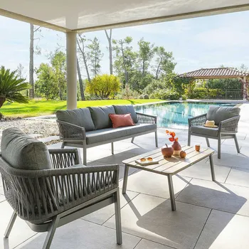 Zahradní sestava Hliníková sestava pro 5 osob COLUMBIA (antracit)