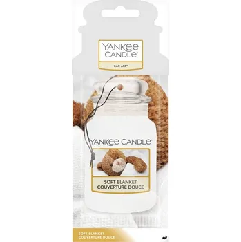 Vůně do auta Yankee Candle Soft Blanket Vůně DO Auta - Papírová Auto Visačka 14 g