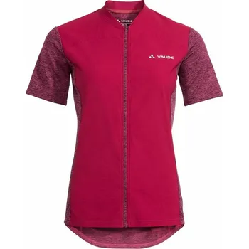 cyklistický dres Dres Vaude Dres Vaude Qimsa Wind 42336 dámský kr.r. crimson red 38/S 38/S