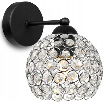 Nástěnné svítidlo Nástěnné svítidlo Light Home čiré, černé, stříbrné E27 60 W