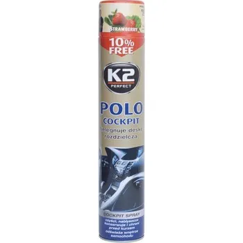Čistič plastových dílů K2 (Poland) | K2 Polo Cockpit 750 ml Strawberry, K407ST0